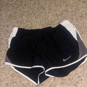 Nike Women's Black Shorts with White Trim